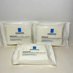 La Roche Posay Efflaclar cleansing Towelettes (3pc)